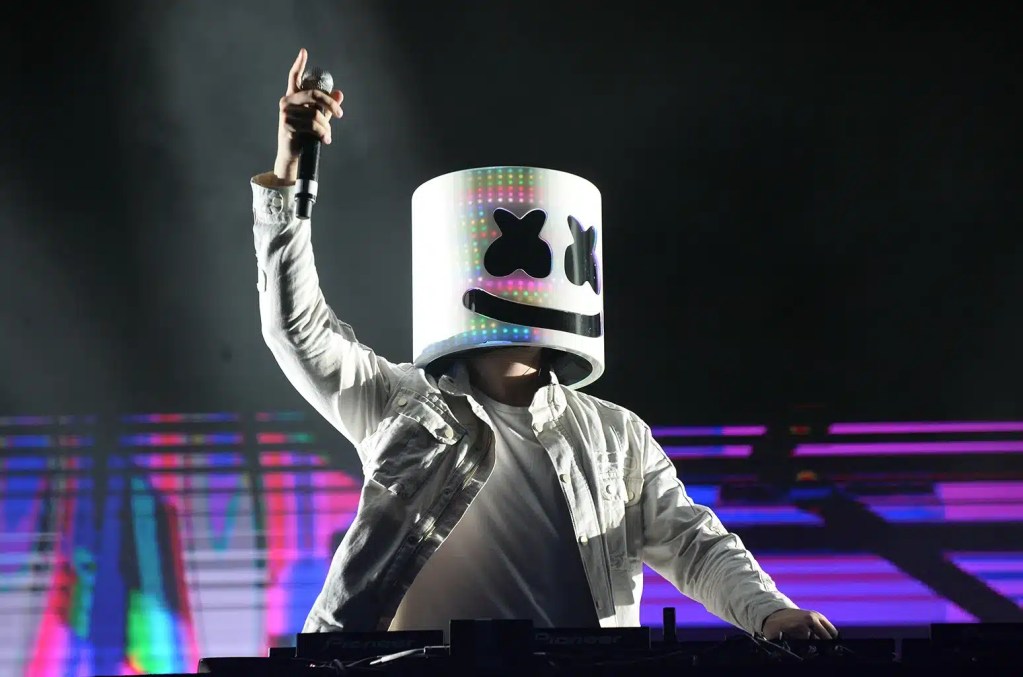 Marshmello w helment Who is Marshmello?