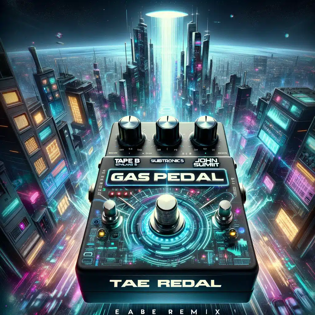 Tape B, John Summit, and Subtronics Gas Pedal Remix Cover Art John Summit, Subtronics, & Tape B Release 'Gas Pedal' Remix