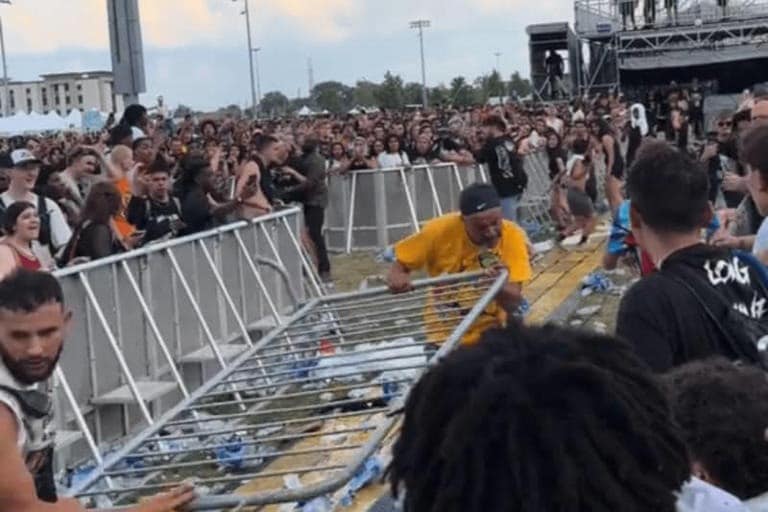 Fans ruin summer smash by causing riots and chaus after weather delay