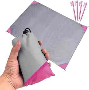 Camping Picnic Blanket Compact Bla
