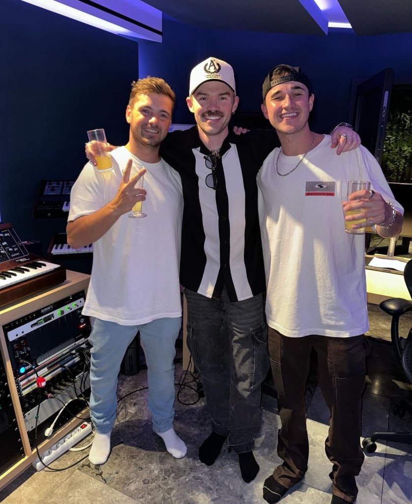 EDM Trio John Summit and Dom Dolla in Martin Garrix's home studio