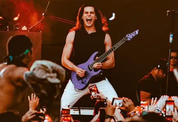 Sullivan King Releases DnB Track, "The Beginning" Sullivan King playing the Guitar