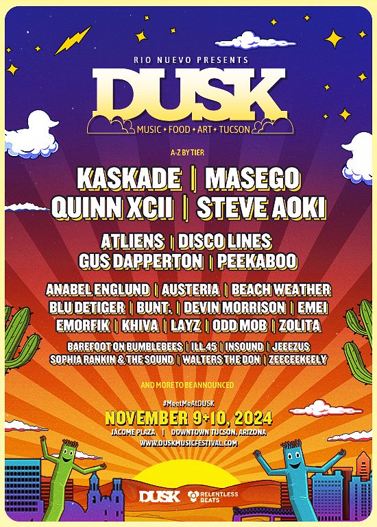 Dusk Music Festival Lineup 2024 Dusk Music Festival 2024 Lineup: Kaskade, Steve Aoki, Disco Lines, and more!