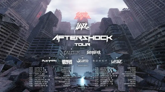 LAYZ Aftershock tour LAYZ Aftershock Headline Tour Schedule