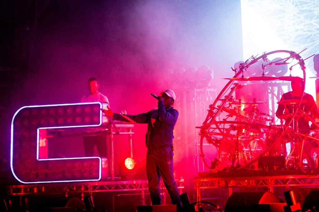 Chase and Status on stage Chase and Status performance