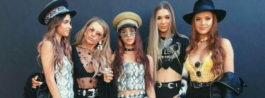 EDM Outfits w hats Rave Girls with Hats on,