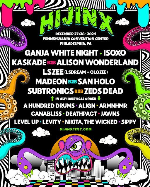 Hijinx Music Festival HiJinx Music Festival Official 2024 Lineup