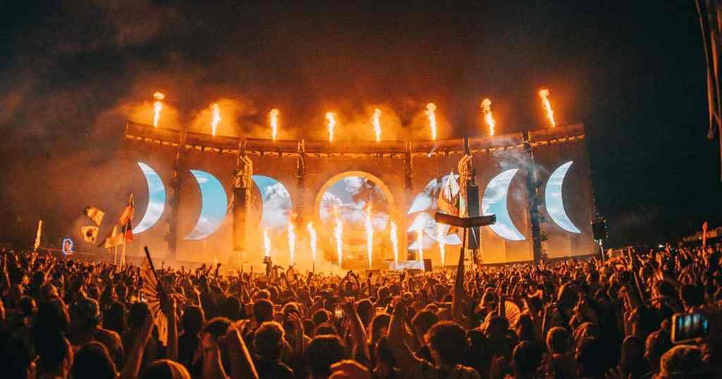Moonrise music festival stage Top 5 Best EDM Festivals in Georgia
