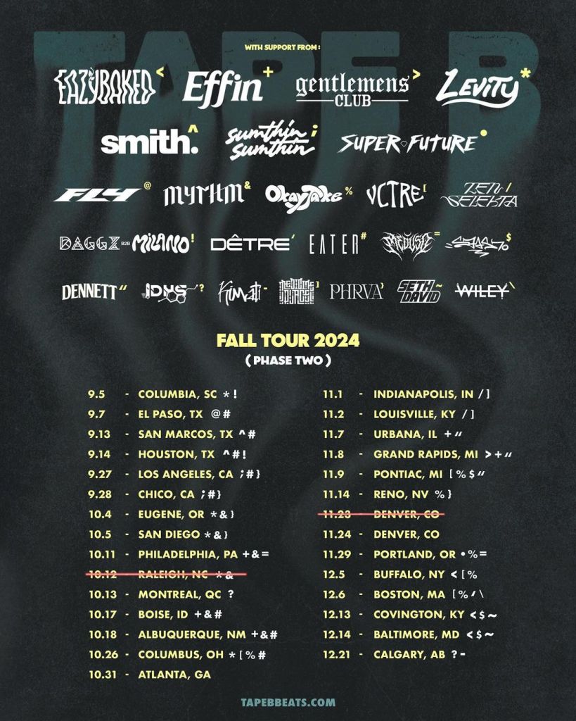 Snapinsta.app_458366803_379913071658495_3585012176338935894_n_1080 Tape B Drops Phase 2 of Fall Tour 2024: Dates & Details