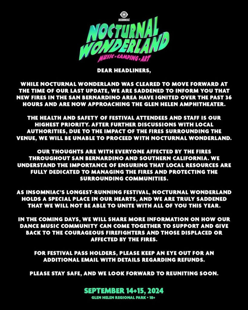 Snapinsta.app_459337095_18448304545003710_1315703402686273986_n_1080 Nocturnal Wonderland 2024 Cancelled: Important Update for Attendees