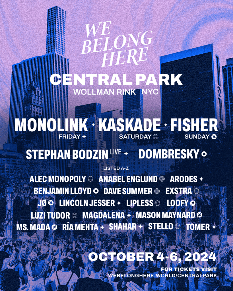 WE Belong Here NYC Lineup We Belong Here NYC Debut