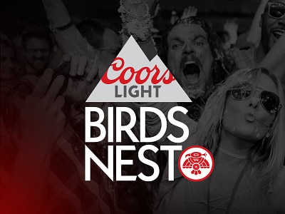 Coors Birds Nest 2025 February EDM Festival Calendar