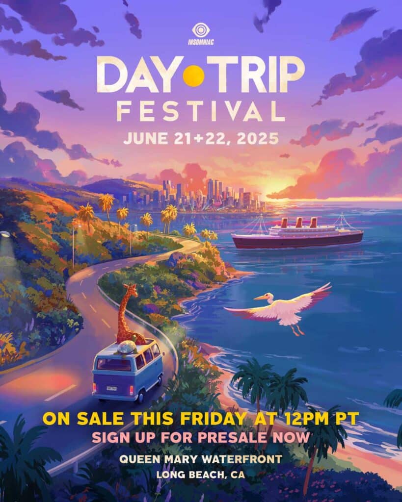 Day Trip 2025 Flyer Day Trip Festival 2025 Returns to California: Dates, Details, & Ticket Info