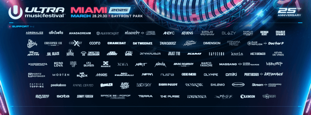 Miami Ultra Music Festival Lineup 2 UMF Miami Official Lineup