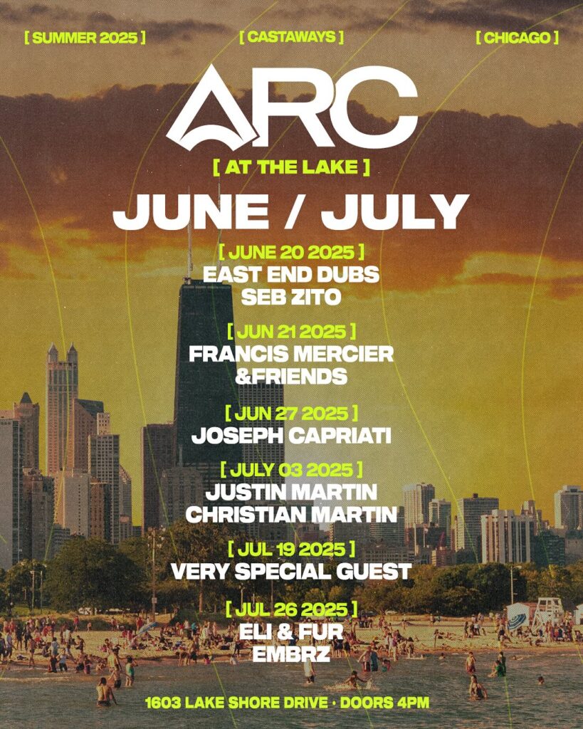 Arc at the lake 2025 2 ARC Music Festival presents, "ARC at the Lake" Event Series Ahead of 2025 Festival