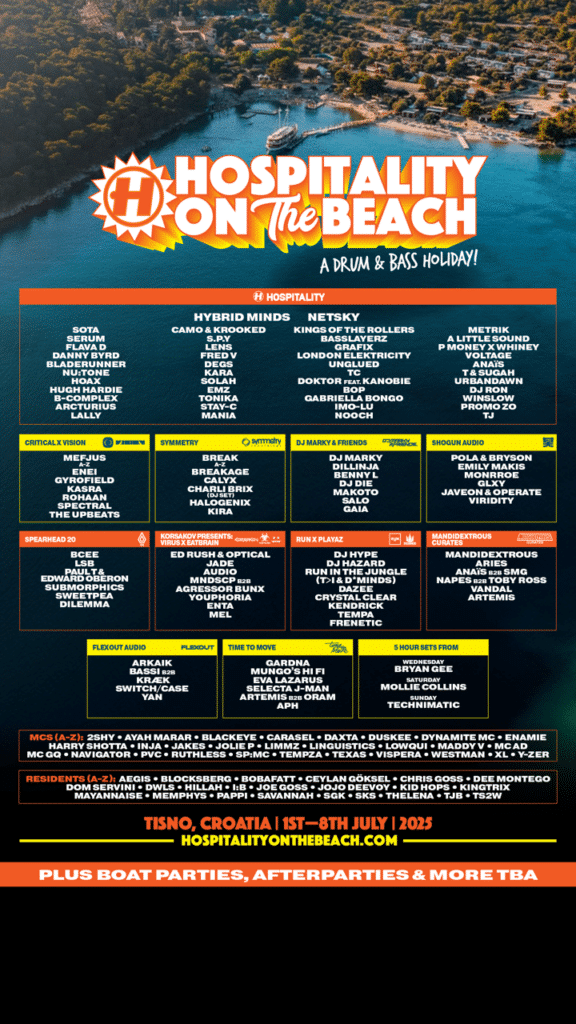 hospitality on the beach Hospitality on the Beach 2025 Brings Drum & Bass Paradise to Croatia