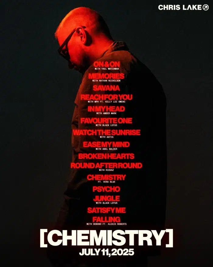Chris Lake Chemistry Tracklist Chris Lake Reveals Tracklist for Debut Album ‘Chemistry’