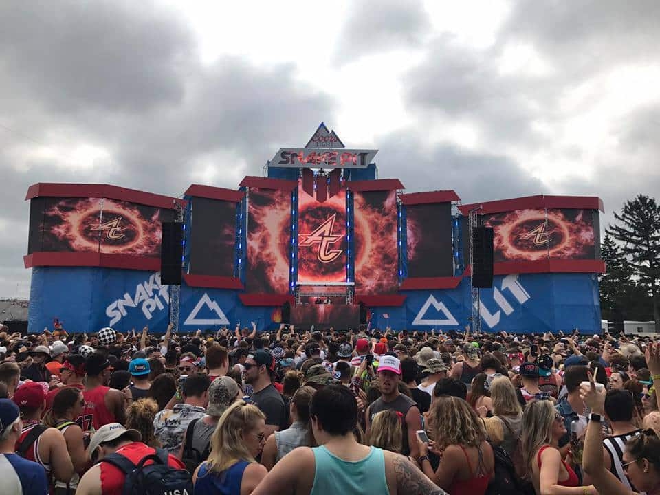 Indy 500 Snake Pit stage The Best EDM Festivals in Indiana