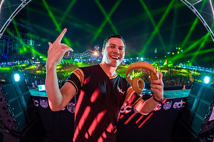 Tiesto performing at Insomniac festival Tiesto 2025 Festival Tour: Full Summer Schedule Announced