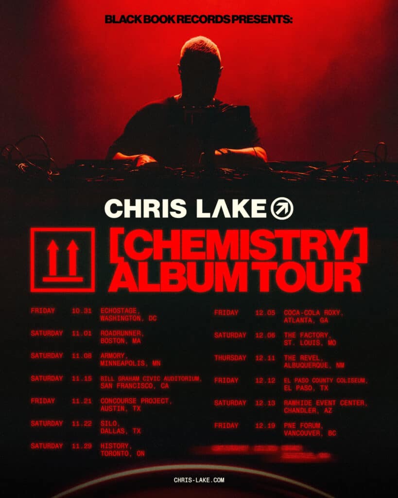 Chris Lake Chemistry Album Tour Chris Lake Reveals 2025 'Chemistry' Tour Following Release of Debut Album