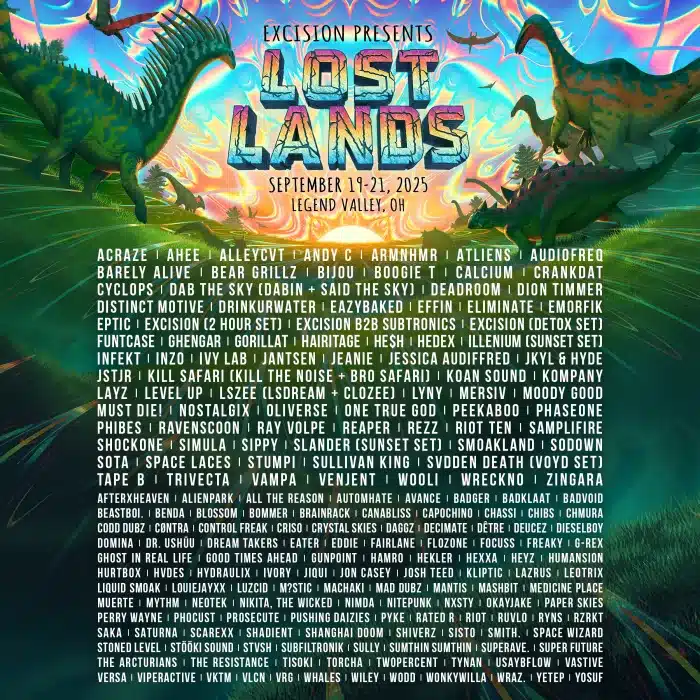 Lost Lands 2025 Lineup Lost Land Music Festival's Official Lineup in 2025