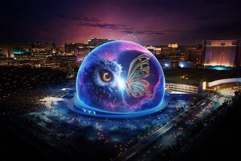 Unity at the sphere Unity at the sphere advertisement on the msg sphere in Las Vegas
