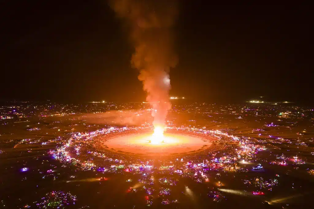 Burning Man crazy view What is Burning Man? Origin Story, Principles, & more