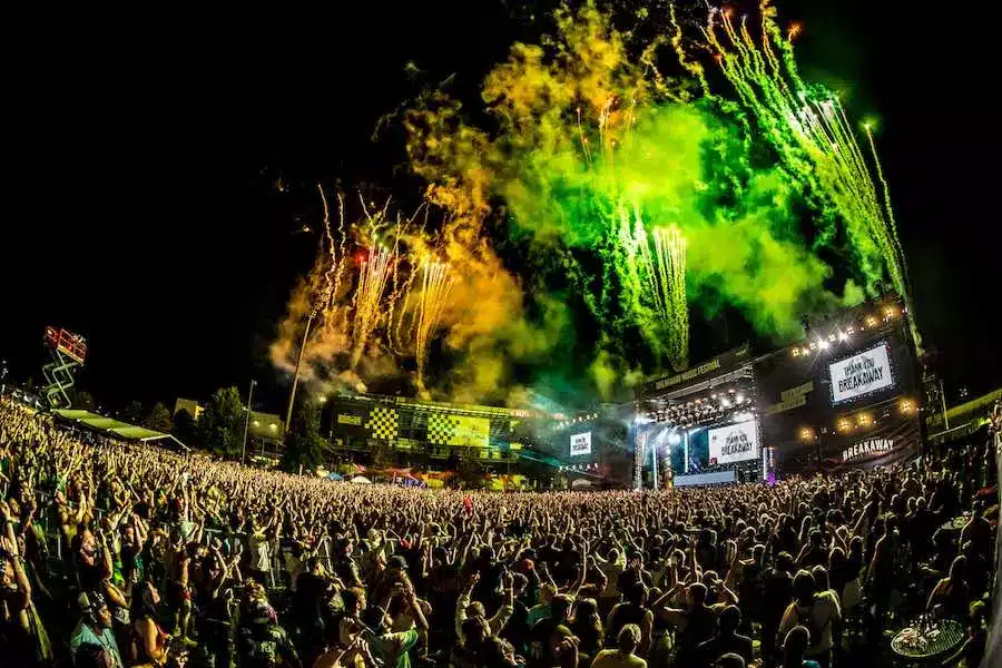 Breakaway Mass The mainstage at Breakaway Mass