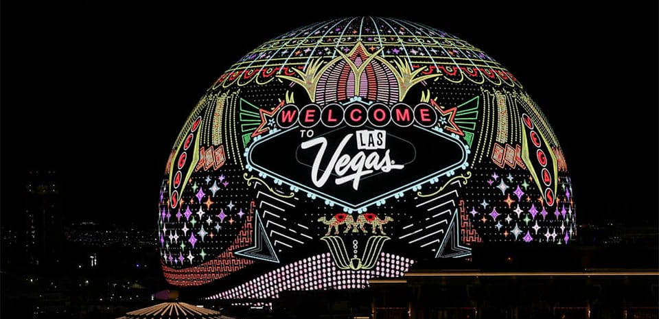 Every EDM Artist Who Has Played the Sphere Las Vegas Las Vegas Sphere presenting Welcome to Vegas ad