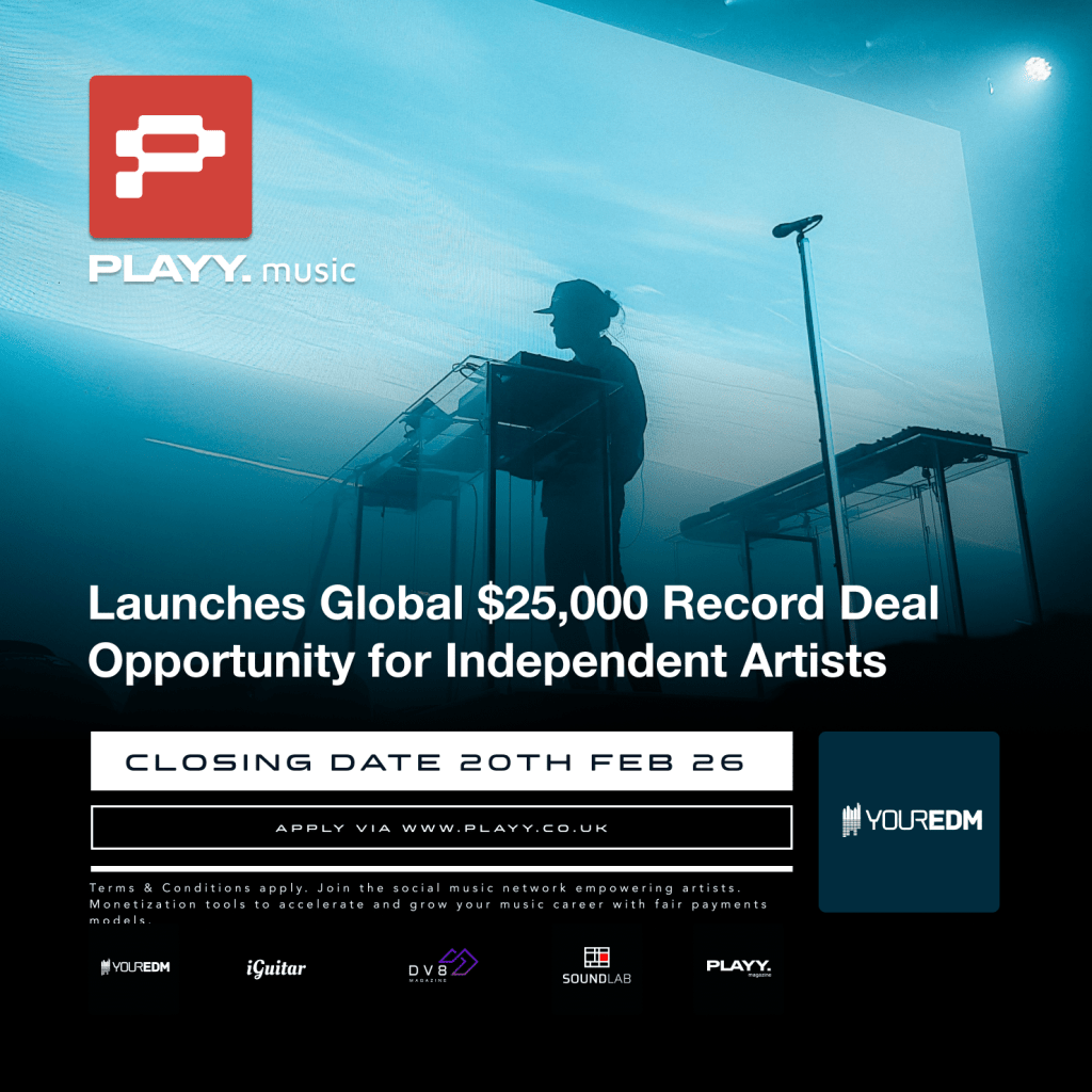 PLAYY EDM Comp PLAYY. Launches $25K Record Deal Competition for Independent Artists & DJs