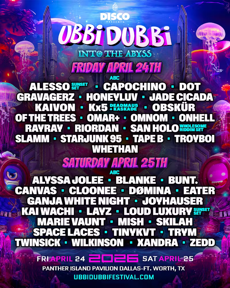 Ubbi Dubbi 2026 lineup Ubbi Dubbi 2026 Lineup: Full Artist List and What to Expect