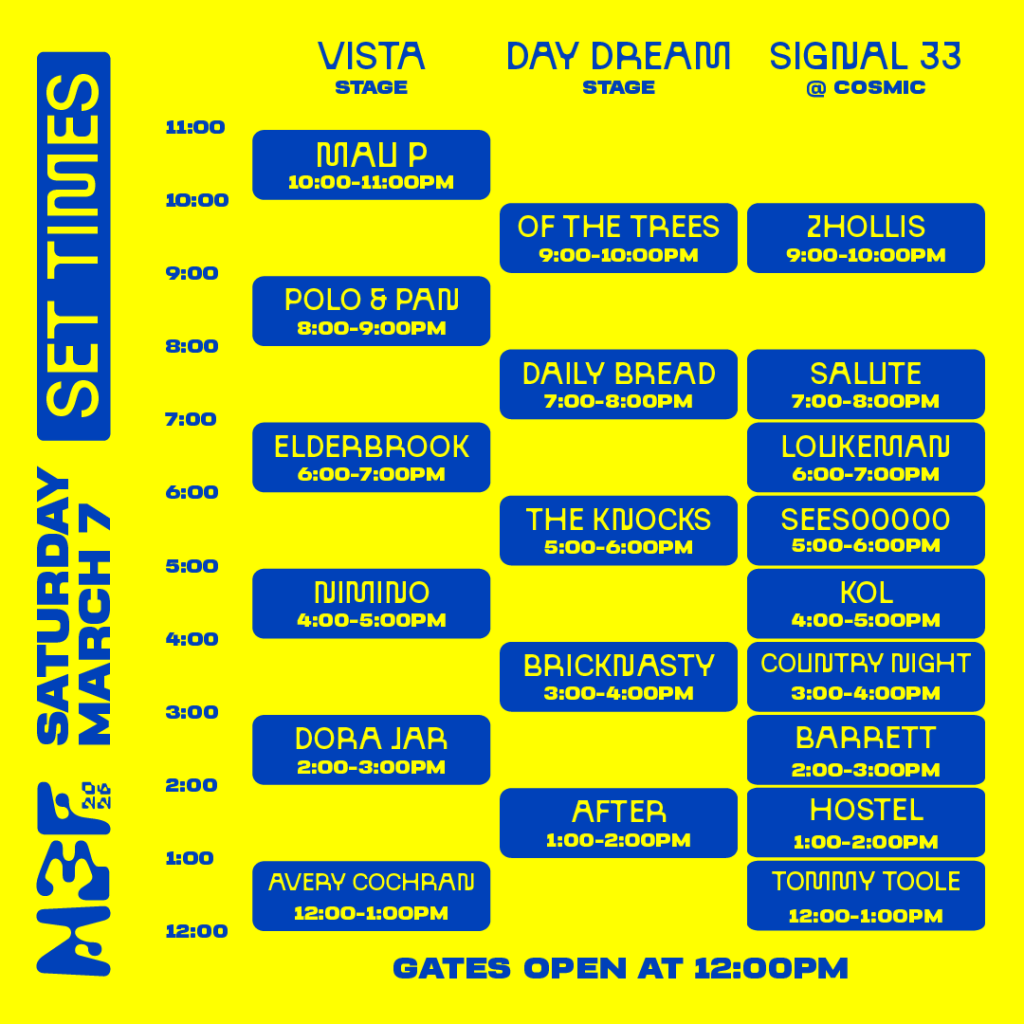 m3f 2026 Set Times 2 M3F 2026 Essential Info: Set Times, Festival Map & more!